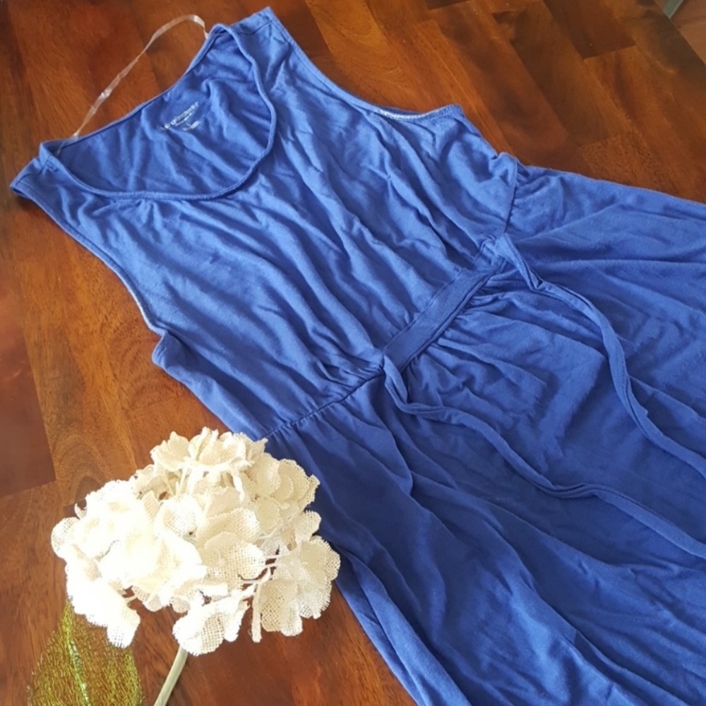 Liz Lange Blue Maternity Dress